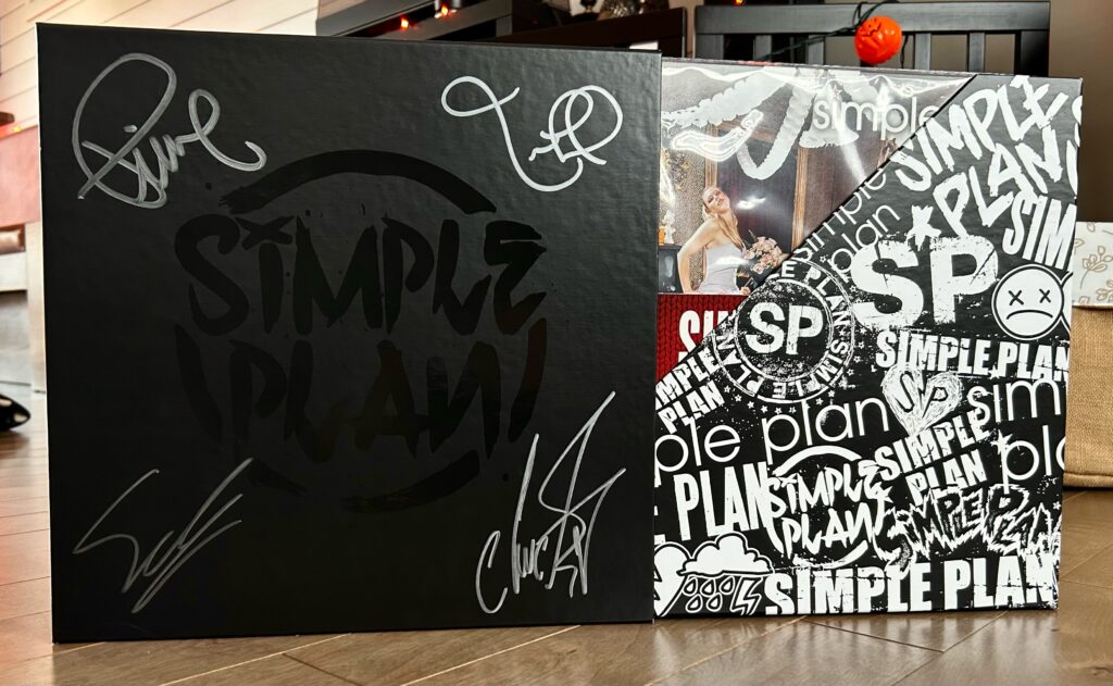 Coffret vinyles 25 ans Simple Plan - Crédit Alicia 