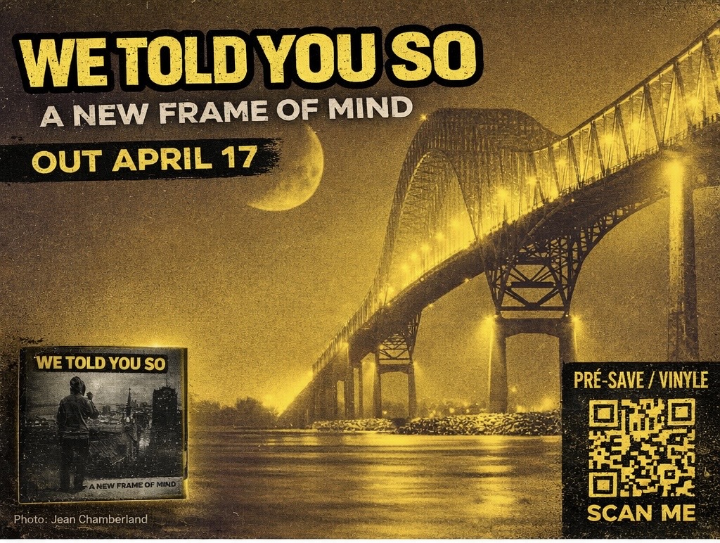 Annonce sortie album we told you so - A new frame of mind