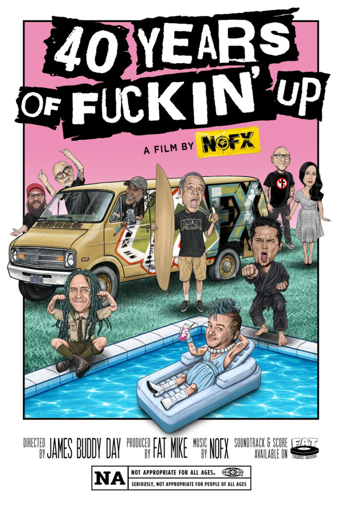 Affiche du documentaire NOFX - 40 Years of Fuckin' Up
