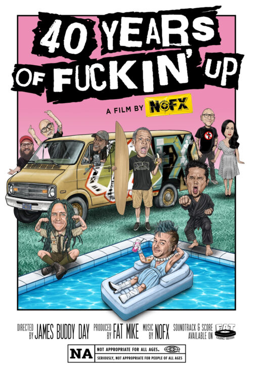 Affiche du documentaire NOFX - 40 Years of Fuckin' Up
